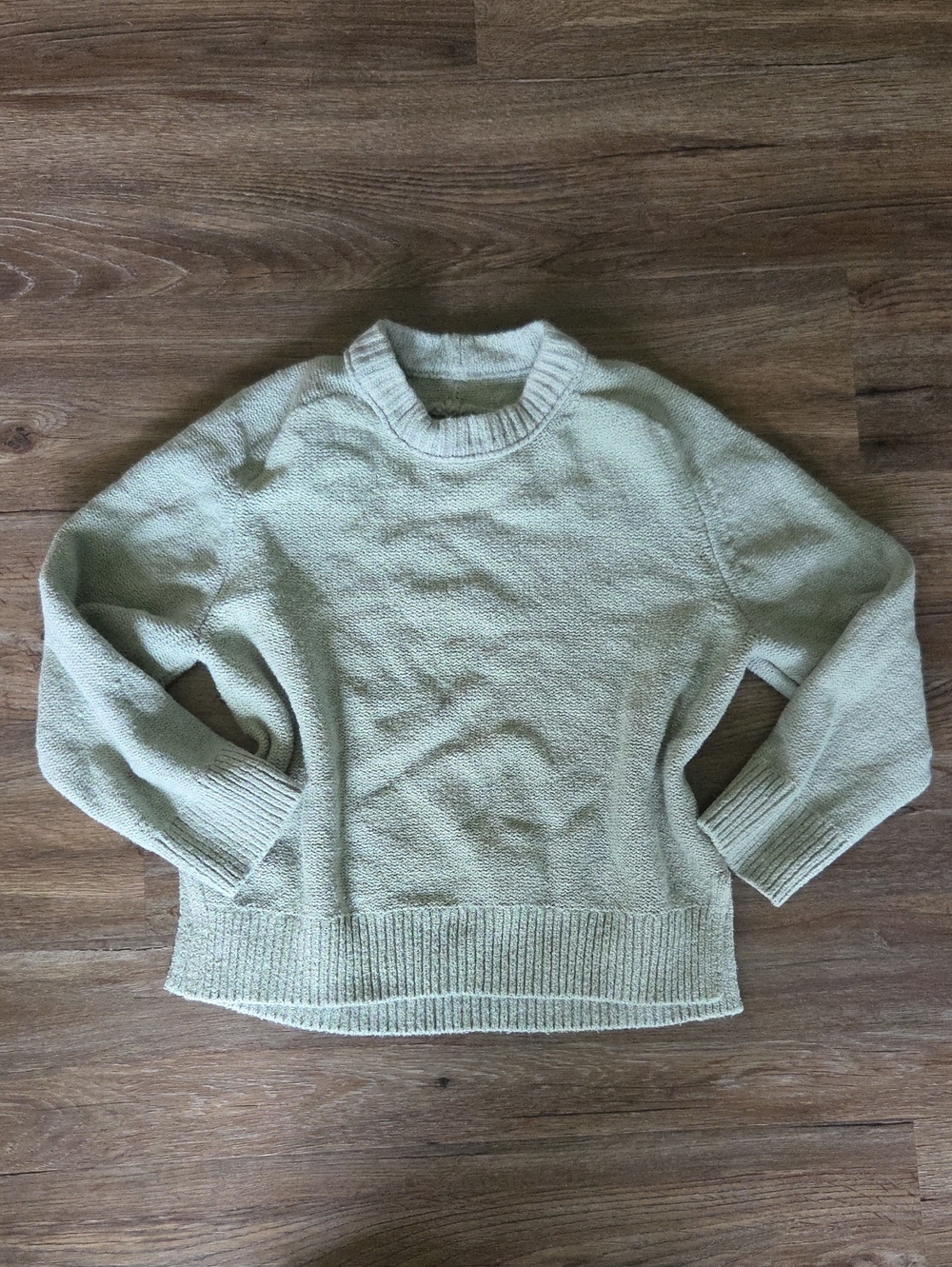 Abercrombie And Fitch Classic Crewneck Sage Green Sweater Size Medium